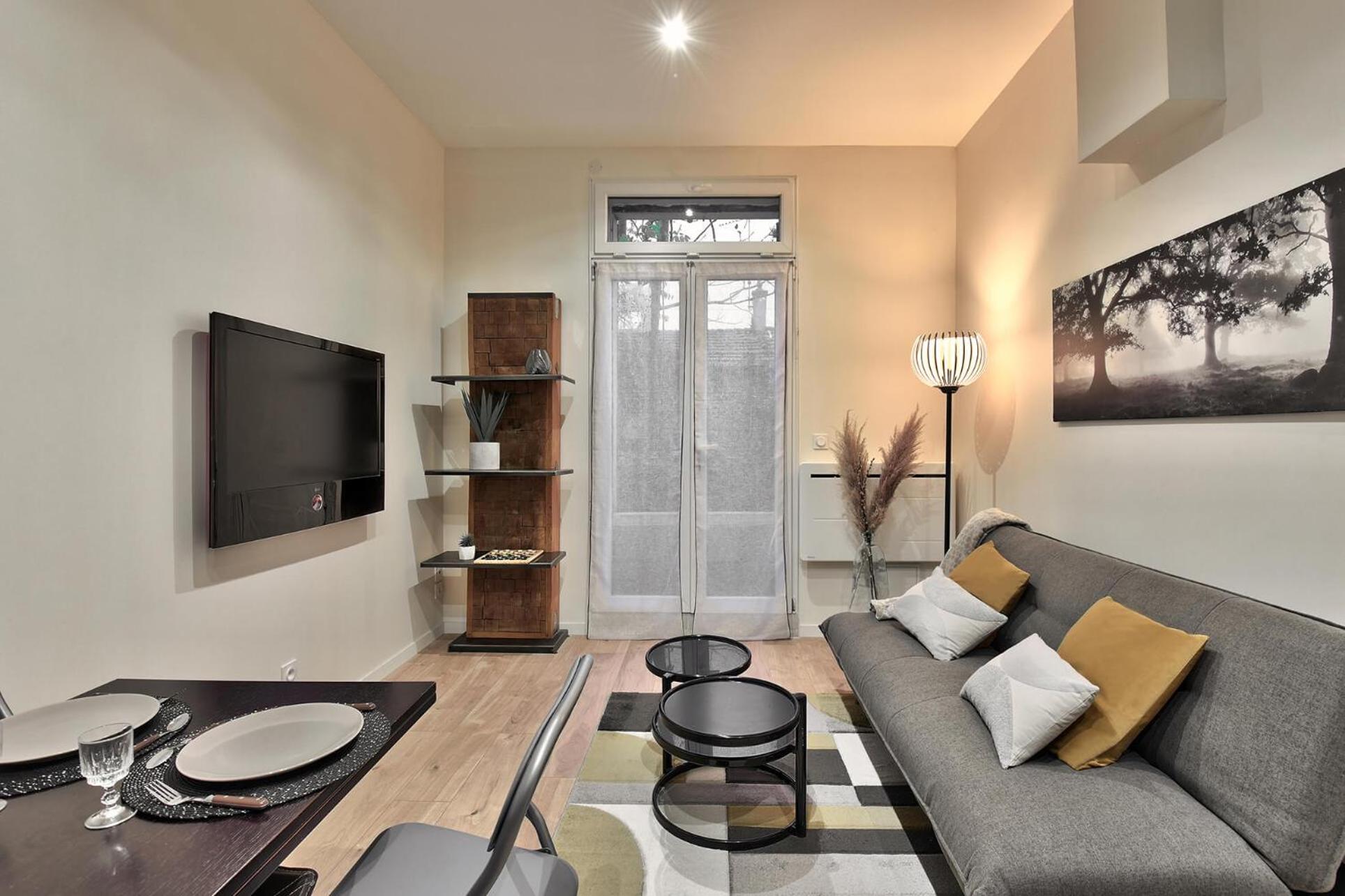 L'Appart Chic - Terrasse - Proche Lyon & Tram Villeurbanne Exterior foto